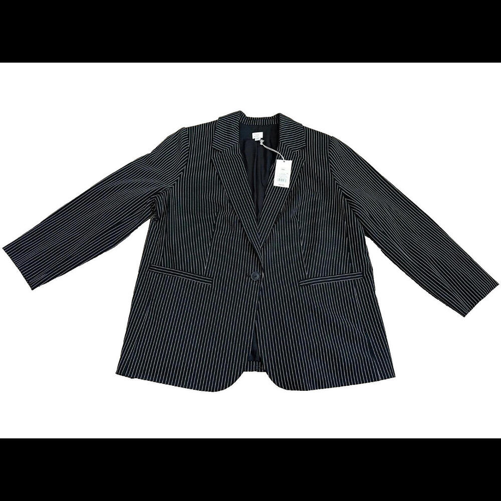 Blazer A NEW DAY Oversized Pinstriped Size Small *NWT* MSRP $38.00